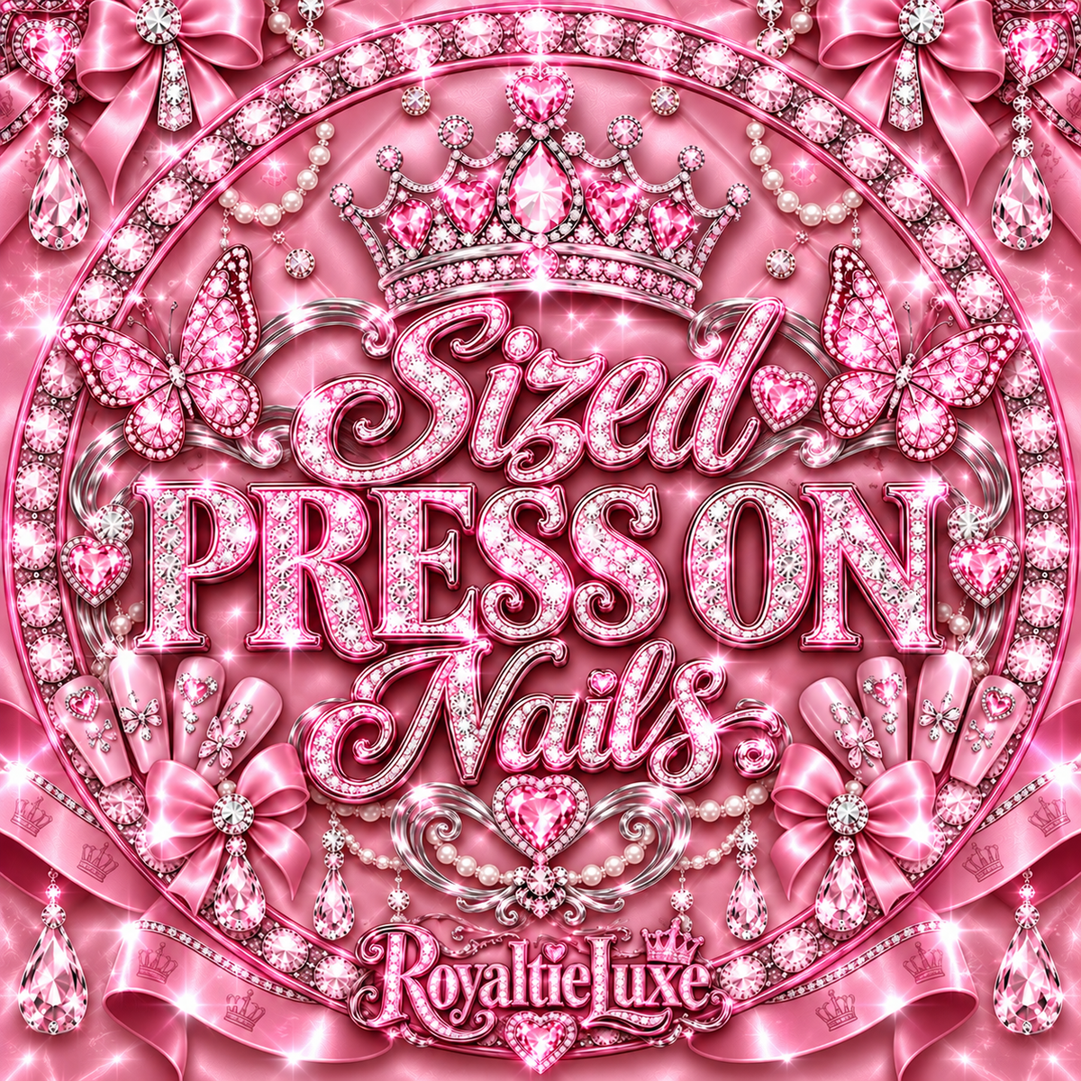 ♡ Sized Press On Nails ♡