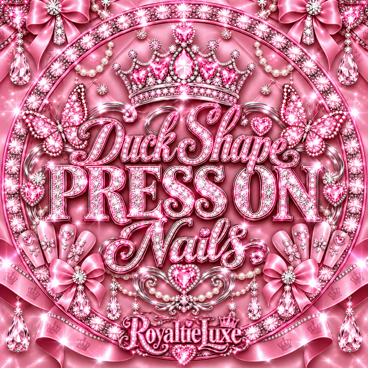 ♡ Duck Shape Nails ♡