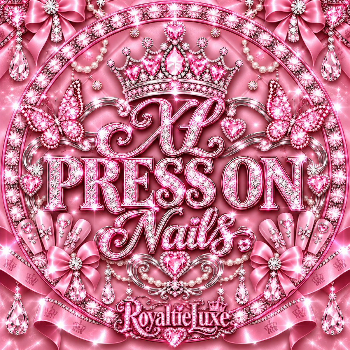 ♡ XL Press On Nails ♡
