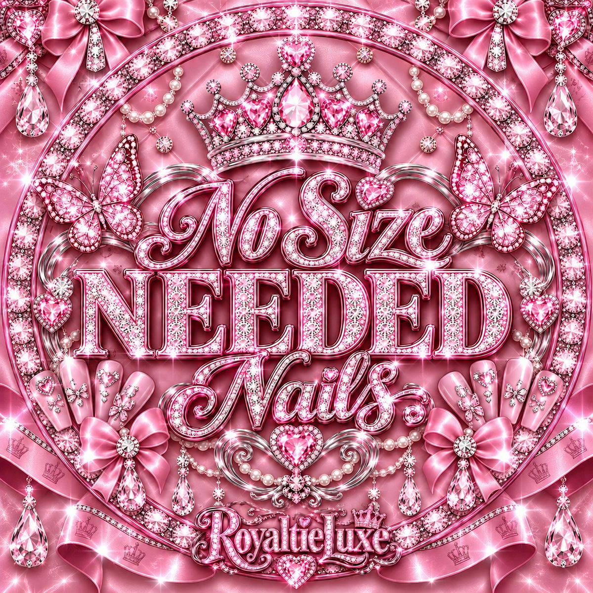 ♡ No Size Needed Nails ♡