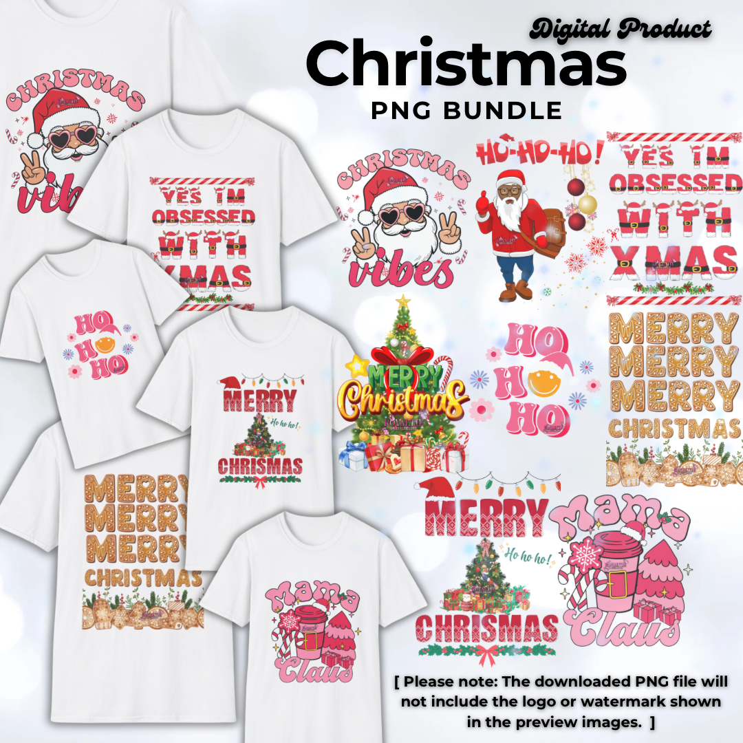 Christmas PNG bundle