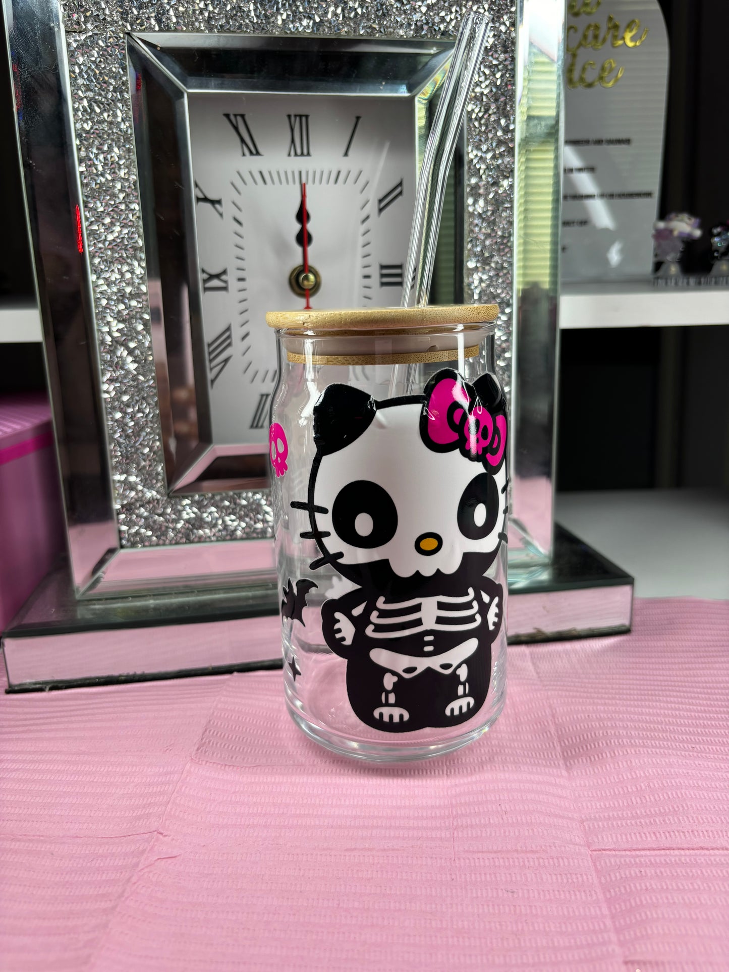 Skeleton Kitty Cup/Mug