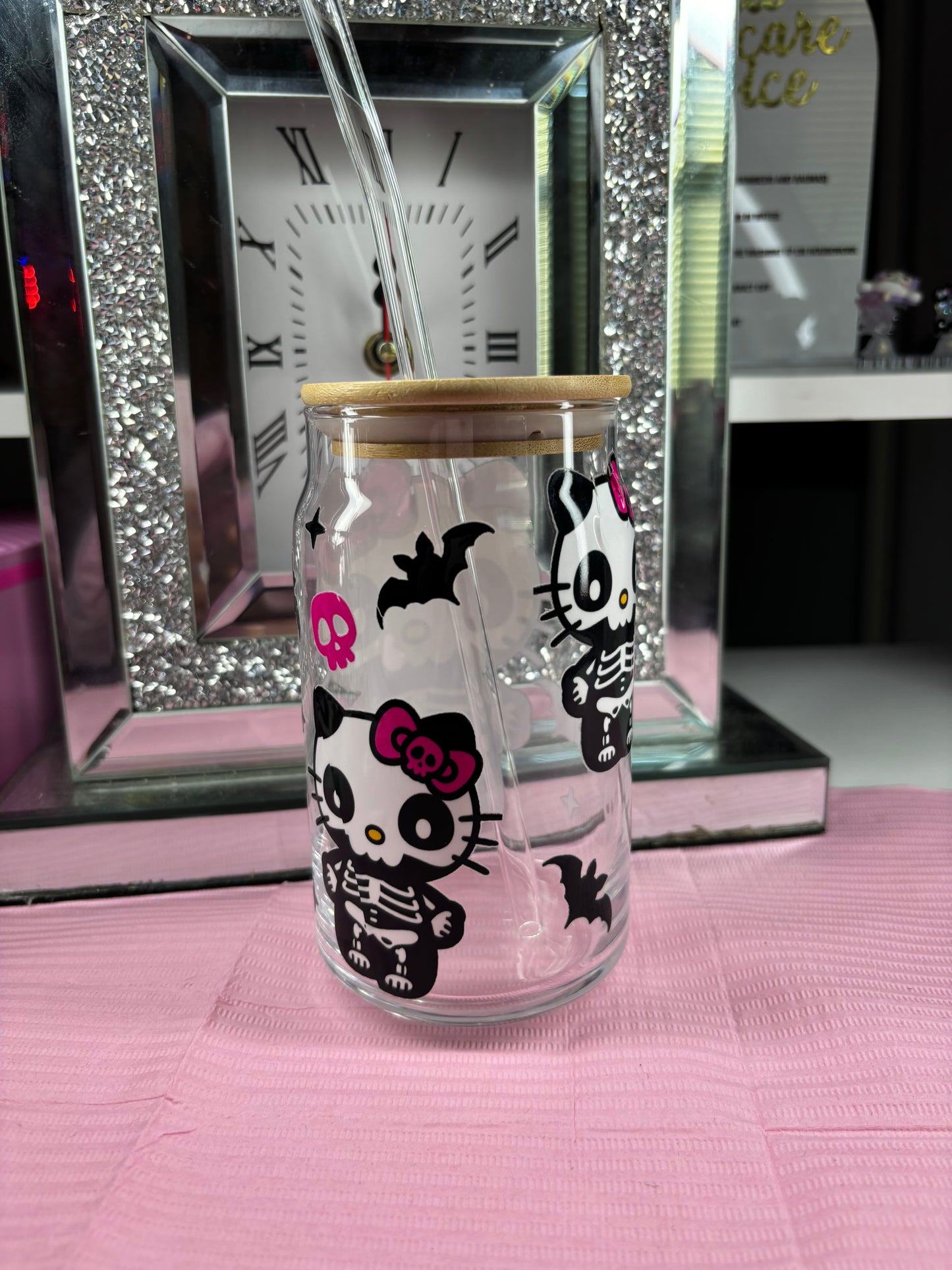 Skeleton Kitty Cup/Mug